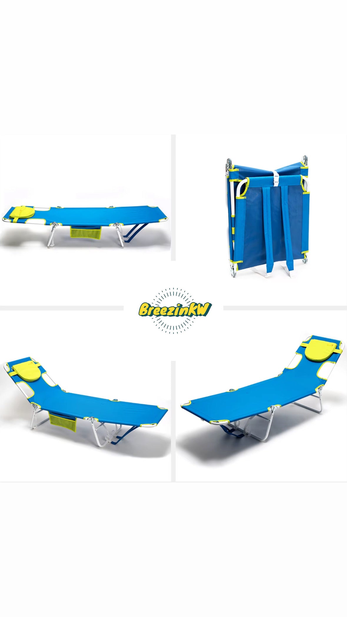 NEW! Beach Lounge Chair كرسي البحر المرتفع عن الارض