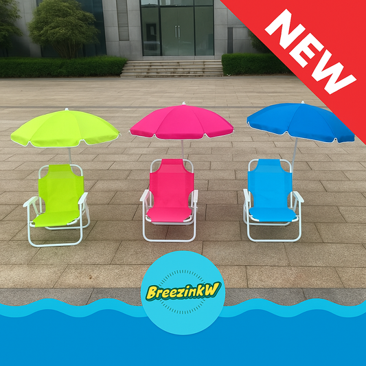 kids beach chair كرسي الأطفال مع مظلة